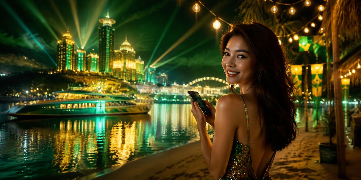 Pemain menggunakan rf3 di kawasan peranginan Genting Highlands